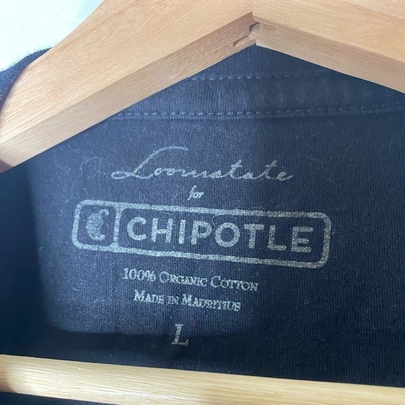 CHIPOTLE BRAISING IS AMAZING CREW SHIRT SIZE LARGE - Picture 2 of 3